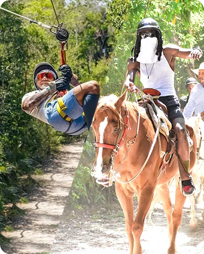 ZIPLINE & HORSEBACK RIDING TOUR